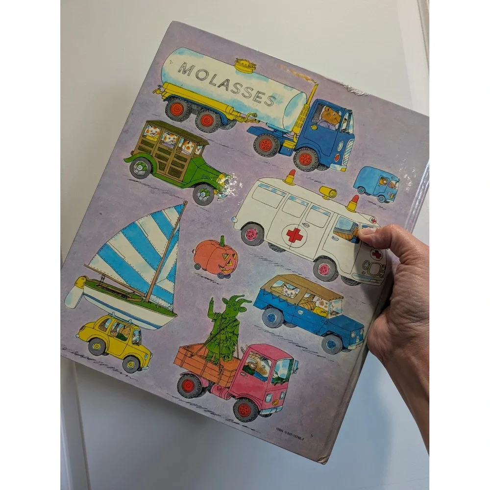Richard Scarry's Cars and Trucks and Things That Go Golden Book Hardcover